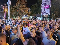21. protest "Srbija protiv nasilja" u Beogradu, šetnja do RTS-a