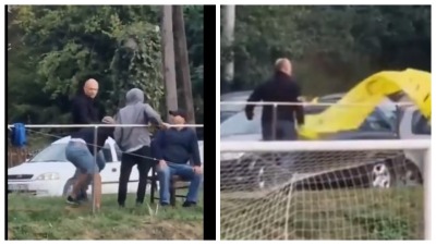 Vozač predsednika opštine maltretirao mladića zbog transparenta protiv Vučića?! (VIDEO)