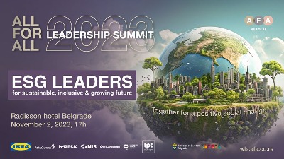 All for All Leadership Summit 2. novembra u Beogradu