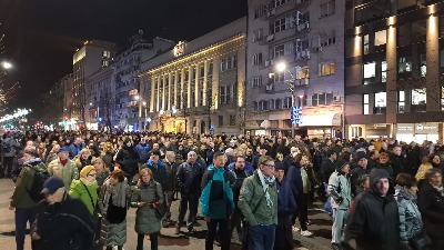 U Rekovcu održana šetnja za podršku studentima uz skandiranje: Svi na ulice