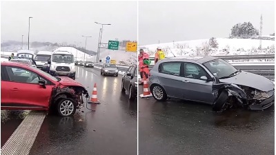 Težak sudar na Milošu Velikom: Povređena jedna osoba(VIDEO)