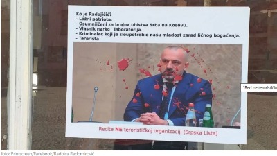 Plakati protiv Radoičića i Srpske liste na severu Kosova