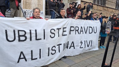 PROTEST "Ubili ste pravdu, ali istina živi"