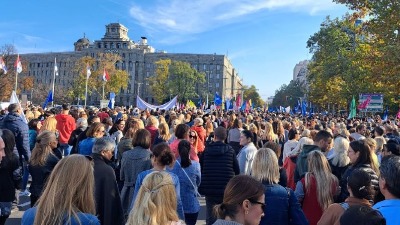 "Držao sam časove i vama lažovima i prevarantima": Novi veliki protest prosvetara (FOTO, VIDEO)