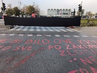 "Neko te posmatra": Novosađanima stižu prijave zbog farbanja ulica 8. decembra