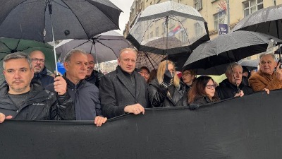 Đilas sa Brankovog mosta o daljim protestima: Borba će se nastaviti