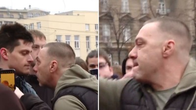 Incident na blokadi kod Vuka: Muškarac udario studenta (VIDEO)