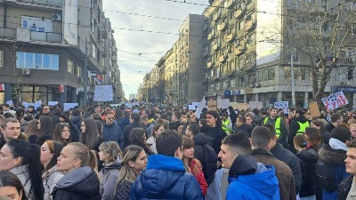 "Lako je vama na vlasti, vi nikad niste studirali": Novi protest studenata (VIDEO, FOTO)