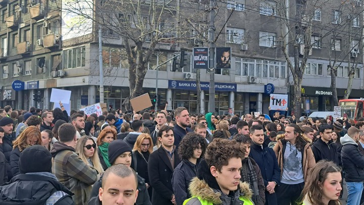 Student Seratlić uoči protesta na Trgu Slavija: Ovo je borba celog naroda