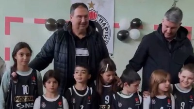 KK Partizan u poseti mališanima iz Kosaničke Rače i Kuršumlije (VIDEO)