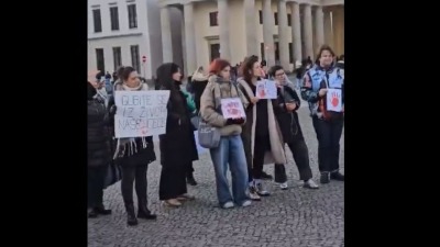 "Izdržite": Studentima u Srbiji stigla podrška iz Berlina (VIDEO)