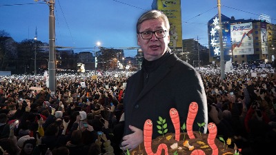 Ko ovu dramu REŽIRA? Srbija PROTESTUJE, a Vučić pogađa u kojoj je čaši njegovo OMILJENO PIĆE (VIDEO)