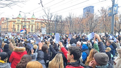 POKS: Studentima dozvoliti da se obrate Skupštini Srbije i na RTS