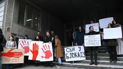 Jedna od dve studentkinje sa FPN-a puštena posle saslušanja