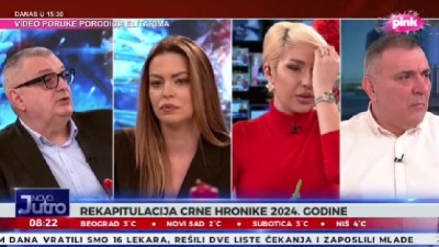 Čim je na Pinku pomenut Vučić i ubijena Danka Ilić, voditeljka odmah prekinula program (VIDEO)