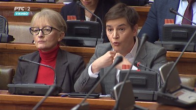 Ana Brnabić je nova predsednica Skupštine Srbije