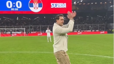 Rusija - Srbija: Biković izveo početni udarac (VIDEO)