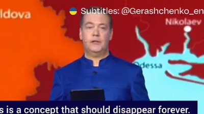 Sumanut govor Medvedeva, objavio svoju mapu Evrope (VIDEO)