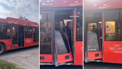 Autobusima u BG otpadaju vrata (VIDEO)