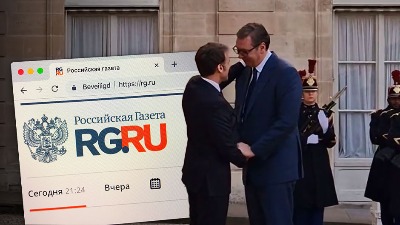 Kakav udarac iz Kremlja: "Vučić u Pariz došao da moli, Makron ga pozvao da podnese ostavku“