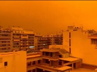 Afrička prašina paralisala Atinu (VIDEO i FOTO)
