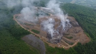 Profesor Hemijskog: Akcident na deponiji Duboko po negativnom efektu ravan požaru iz 2024.