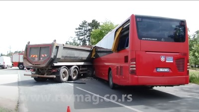 Saslušan vozač kamiona: Drogiran izazvao udes sa autobusom