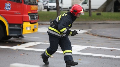 Izbio požar u kafiću kod Palilulske pijace (FOTO)