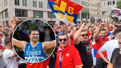 "Srbende, hajmo svi u glas - Luka Dončić jedan je od nas": Srbi pecnuli Slovence (VIDEO)