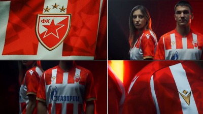 Zvezda predstavila novi dres (VIDEO)