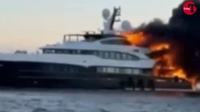 Izgorela jahta poznatog milijardera (VIDEO)