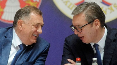 Dodik pričao o poseti Americi, Vučić pažljivo saslušao (FOTO)