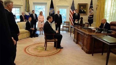 "Vučić se uporedio s Trampom i odbacio kritike EU"