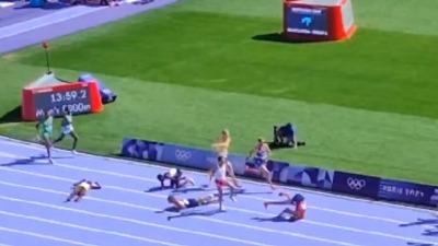 Haos u trci Bibića, trkači padali jedan preko drugog (VIDEO)