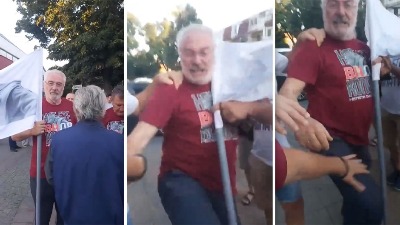 "Izdao si Srbiju, mogao si da promeniš vlast": Nestorović napadnut na protestu protiv Rio Tinta (VIDEO)