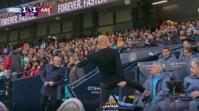 Pep pobesneo nakon što je Arsenal dao gol (VIDEO)