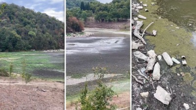 Jezero presušilo, MRTVE RIBE plutaju: Jeziv prizor iz Majdanpeka (VIDEO)