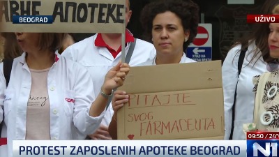 Protest zaposlenih u Apoteci Beograd: Šokirani izjavom Šapića