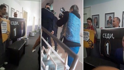 Policija u zgradi Skupštine Niša, a tek da vidite razlog... (VIDEO)