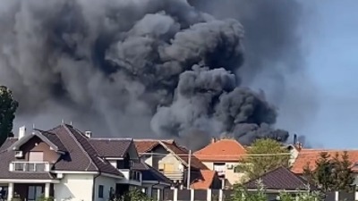 Požar buknuo u mlekari, vatrogasci se bore sa vatrenom stihijom (VIDEO)