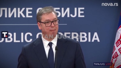 Vučiću dobacili "Nećete kopati", on dobio slom živaca pred Ursulom fon der Lajen (VIDEO)