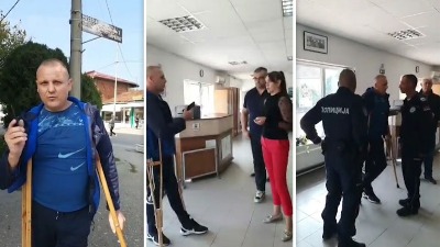 Čovek upao u zgradu opštine: Hteo da vidi zašto mu predmet nije rešen (VIDEO)