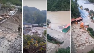 Objavljen dramatičan snimak spasavanja u BiH (VIDEO)