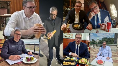 UVEK KAD JE GUSTO Vučić javi narodu da je dobro ručao