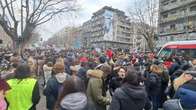 GOTOV protest: Studenti se vratili na fakultete (FOTO, VIDEO)