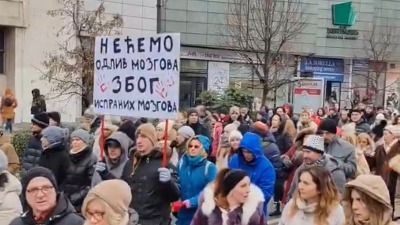 "Generalni štrajk": Profesori u NS stali uz studente (VIDEO)