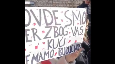 "Prekardašilo": Studentima stigla ogromna podrška iz Atine (VIDEO)