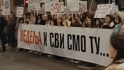 Najveći protest u Nišu, hiljade podržalo studente (VIDEO)