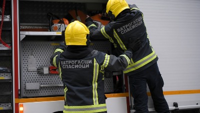 Požar u centru Beograda: Četiri vozila na terenu
