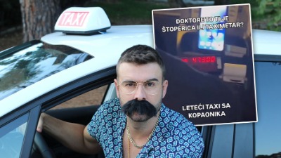 "Štoperica ili taksimetar": Snimak iz taksija razbesneo sve (VIDEO)